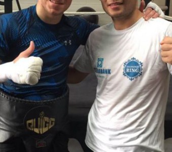 Бекман Сойлыбаев провел спарринг с чемпионом WBA