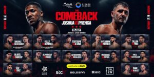 Hamzah Sheeraz и Josh Kelly защищают титулы, а олимпийский чемпион Хижняк дебютирует в карде Joshua vs Prenga Саудовской Аравии